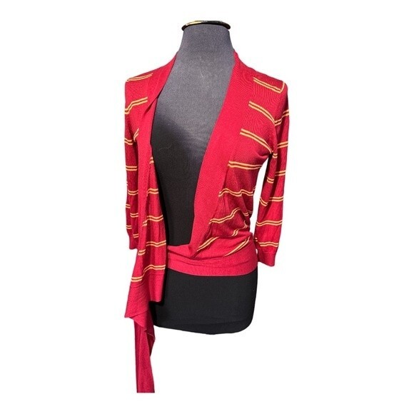 BCBGMAXAZRIA Wrap top Linen Blend Size S - Picture 4 of 7